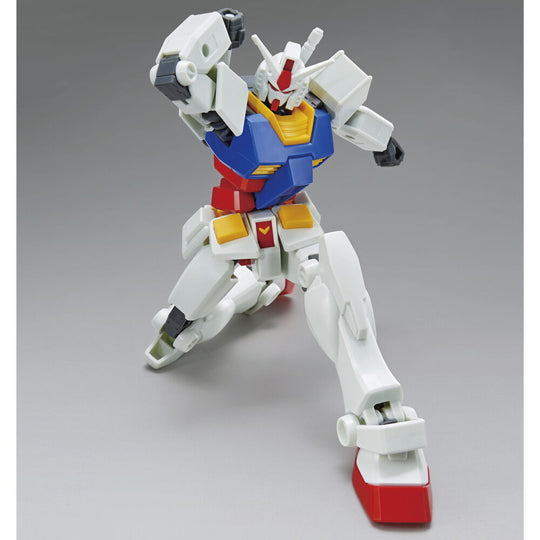 Côté arrière de la figurine RX-78-2 Gundam avec détails des pièces et couleurs fidèles