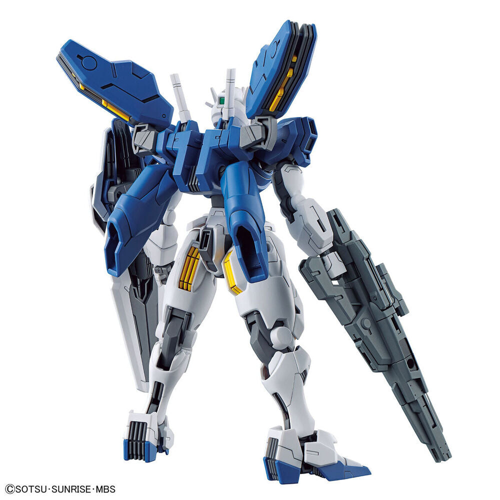 Image de profil mettant en avant les détails et la finition de la figurine Gundam.