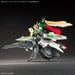 Vue latérale de la figurine Gundam Meteor Hopper mettant en valeur ses matériaux PS et PE