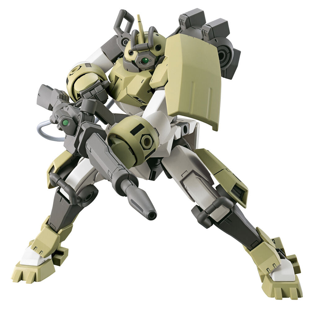 Image détaillée des bras et des armes de la figurine Mobile Suit Gundam Demi Trainer
