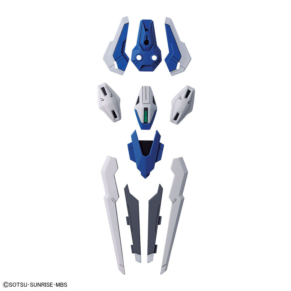 Vue arrière de la figurine Mobile Suit Aerial Rebuild montrant les articulations.