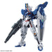 Figurine Gundam Aerial Rebuild exposée avec accessoires et base d'action BANDAI.