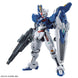 Figurine Gundam Aerial Rebuild exposée avec accessoires et base d'action BANDAI.