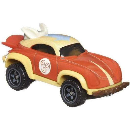 Voiture miniature Hot Wheels Avatar The Last Airbender à l'échelle 1:64 avec design détaillé et roues uniques