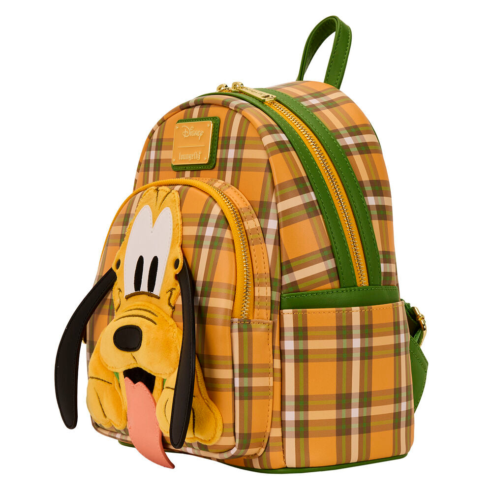 Vue arrière avec bretelles ajustables confortables du sac à dos Disney Pluto