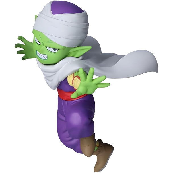 Vue latérale de la figurine Piccolo Daima Dragon Ball 8 cm montrant la finesse des traits et la qualité BANPRESTO