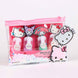 Set de 4 surligneurs Hello Kitty CERDÁ avec couleurs rose, jaune, vert et bleu