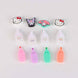 Zoom sur le design Hello Kitty imprimé sur chaque surligneur coloré