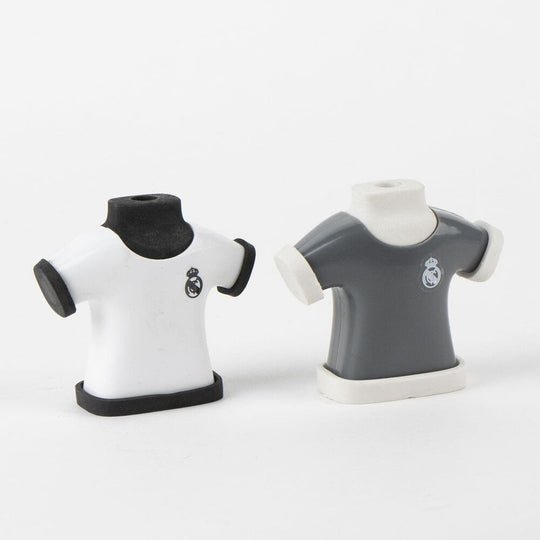 Emballage officiel CERDÁ du set taille-crayon et gomme Real Madrid avec branding visible