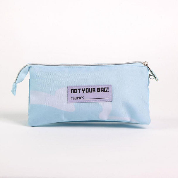 Trousse triple Disney Frozen CERDÁ ouverte montrant ses trois compartiments spacieux et colorés
