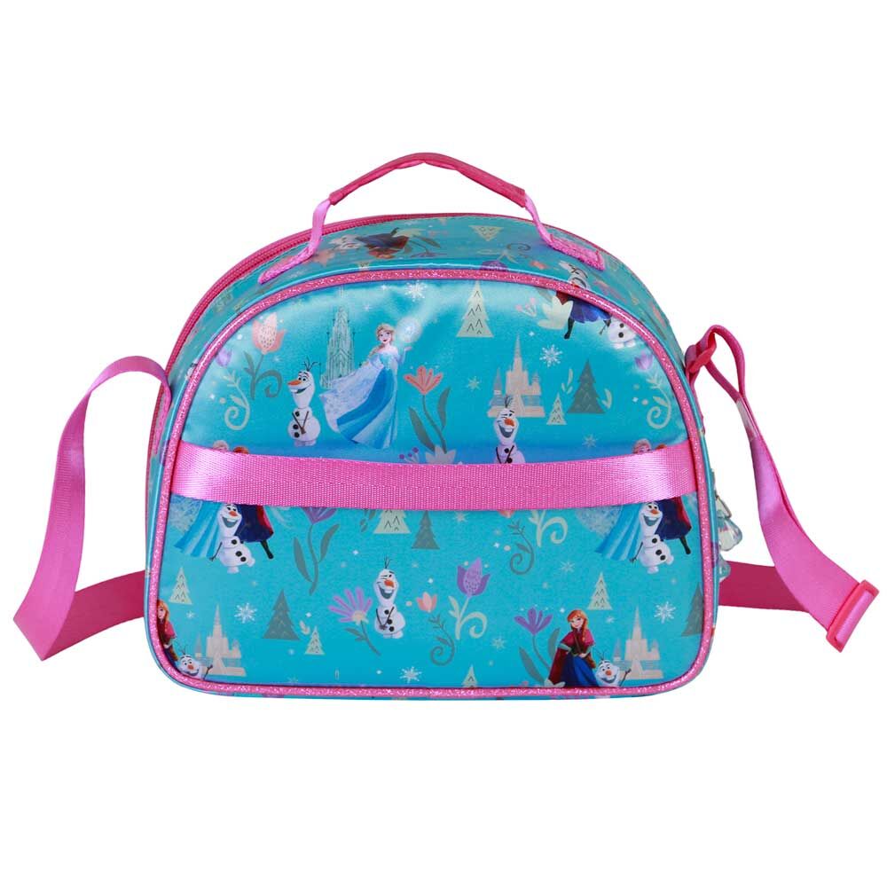 Sac repas enfant Disney Frozen 2 avec design 3D embossé et fermeture zippée