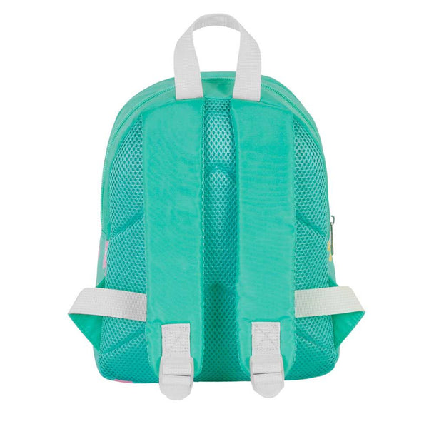 Sac à dos Cinnamoroll KARACTERMANIA vue de face avec fermeture éclair principale et poche avant