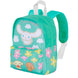 Vue latérale du sac à dos léger Cinnamoroll avec bretelles ajustables pour maternelle