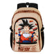 Détail des bretelles rembourrées et réglables du sac à dos Dragon Ball Z Goku Foodie pour un confort maximal