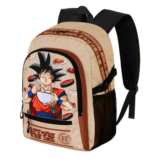 Intérieur doublé du sac à dos Dragon Ball Z Goku Foodie avec poche rembourrée pour ordinateur portable ou tablette