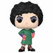 Figurine Funko POP de Frank-N-Furter en robe d'hôpital avec détails précis et couleurs vives dans sa boîte cadeau.