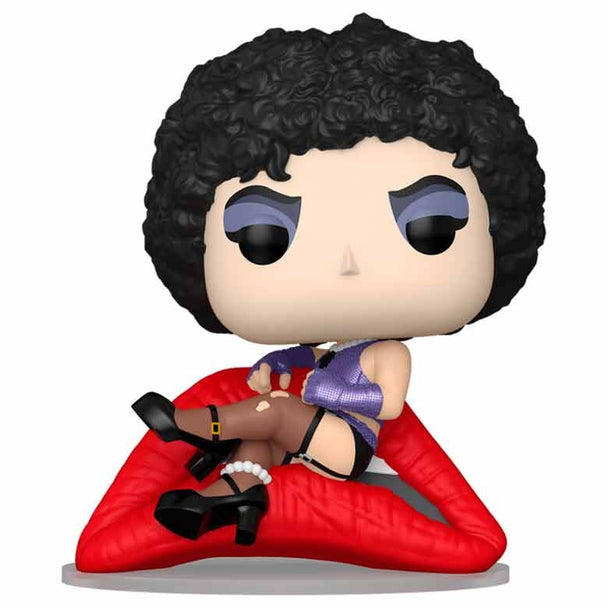 Figurine Funko POP Premium de Frank-N-Furter en vinyle, emballée dans sa boîte cadeau officielle.