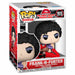 Vue de face de la figurine Funko POP Frank-N-Furter du Rocky Horror Picture Show avec détails précis du costume.