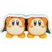 Photo de la figurine Kirby Waddle Dee Break Time avec éclairage mettant en valeur la texture