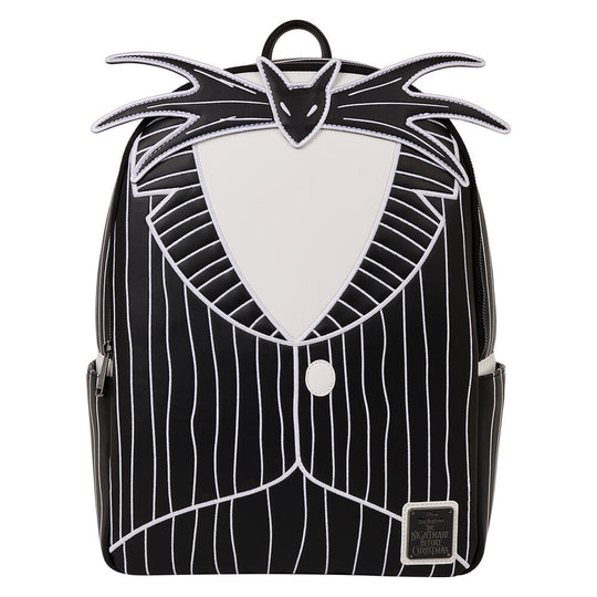 Sac à dos Loungefly Jack Skellington vue de face avec détails du visage emblématique