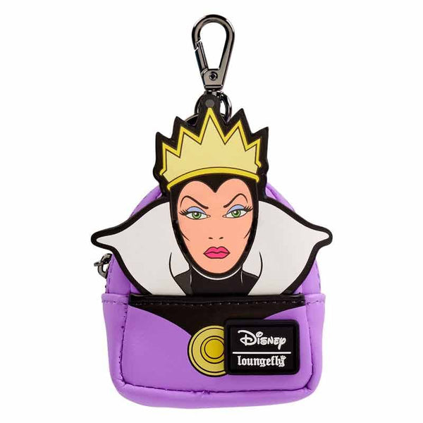 Dos du mini sac à dos porte-clés Loungefly avec logo officiel Disney Villains