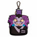 Gros plan sur les coutures et finitions du sac à dos porte-clés Loungefly Disney Villains