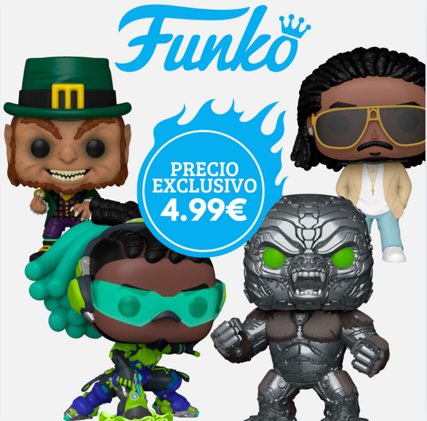 Pack exclusif Funko POP avec figurines colorées et détaillées, parfait pour les collectionneurs de produits dérivés.