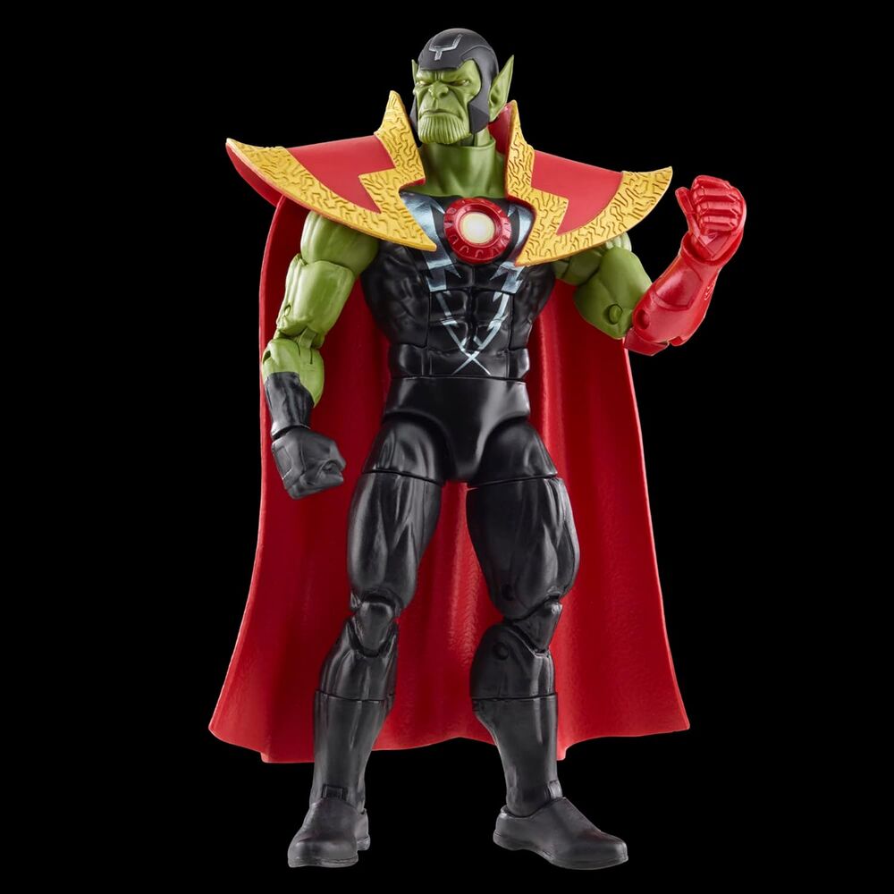 Vue rapprochée des détails de la figurine Mightiest Skrull Queen HASBRO 15cm