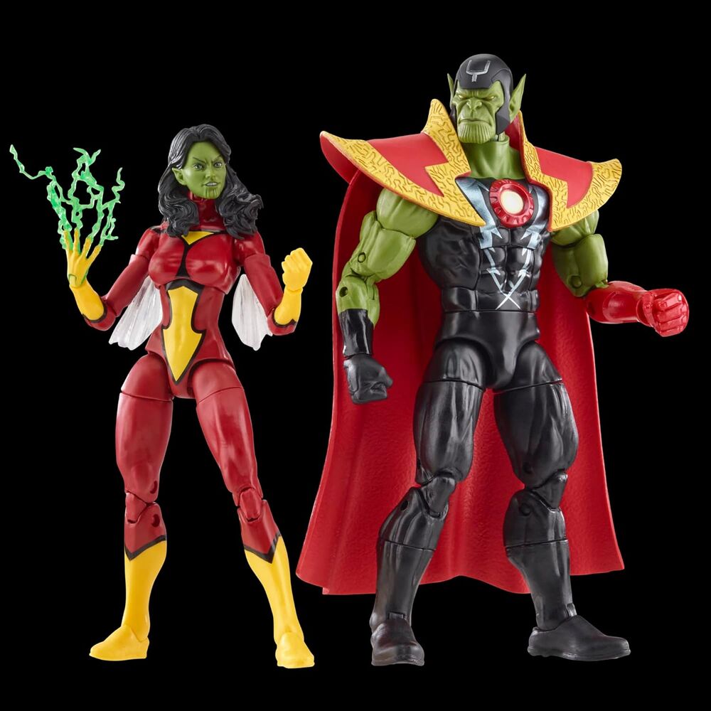 Accessoires fournis avec la figurine Super Skrull pour des poses variées