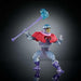 Vue de profil de la figurine Skeletor Invisible Masters of the Universe Origins avec articulation visible