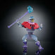 Vue de profil de la figurine Skeletor Invisible Masters of the Universe Origins avec articulation visible