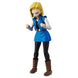 Photo de l'ensemble du kit Android 18 avec ses pièces assemblées, sans colle ni peinture
