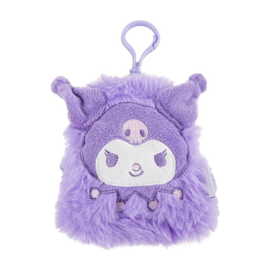 Sac à main peluche Hello Kitty Kuromi de CERDÁ, vue d'ensemble montrant la bandoulière et la taille compacte, idéal pour un usage quotidien.
