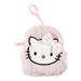 Sac à main Hello Kitty en peluche CERDÁ, vue latérale, illustrant sa petite taille et sa praticité pour transporter de petits objets.