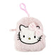 Sac à main Hello Kitty en peluche CERDÁ, vue latérale, illustrant sa petite taille et sa praticité pour transporter de petits objets.