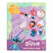 Palette de peinture colorée fournie pour décorer la figurine Stitch en toute créativité