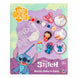 Palette de peinture colorée fournie pour décorer la figurine Stitch en toute créativité