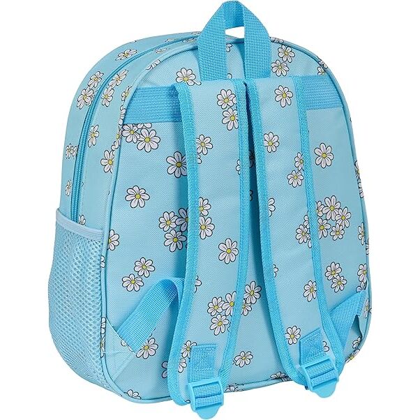 Poignée supérieure et carte d'identification personnalisée sur le sac à dos Alice au Pays des Merveilles