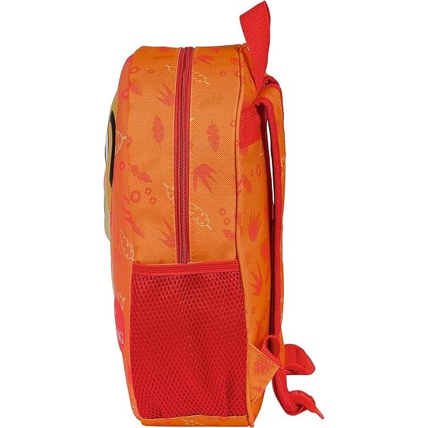 Sac à dos 3D Disney Le Roi Lion avec design thermoformé en avant, vue de face.