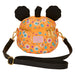 Détail du sac Loungefly Disney Minnie Citrouille montrant la texture et la qualité des matériaux utilisés