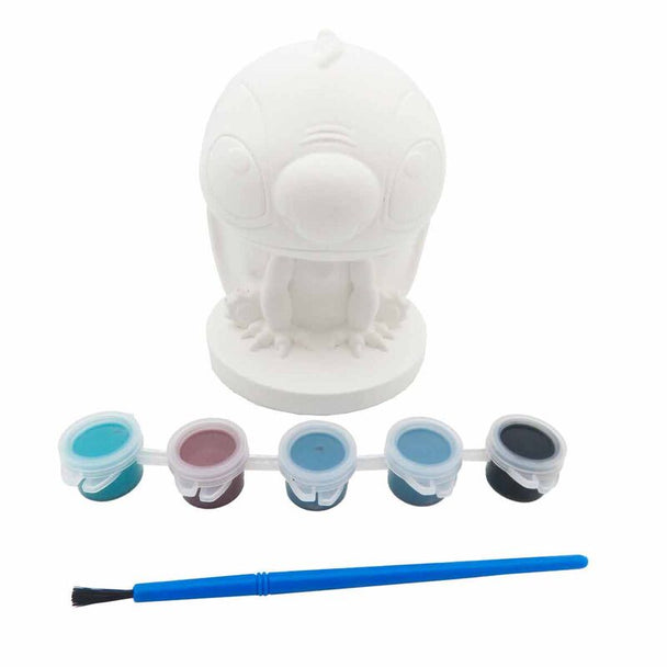 Figurine en plâtre Disney Stitch non peinte prête à être décorée