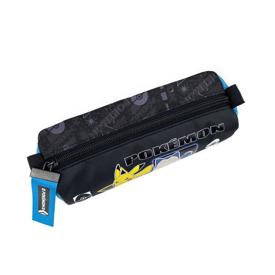 Détail du tissu et de la fermeture éclair robuste de la trousse Pokémon Geo