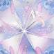 Enfant tenant le parapluie transparent Disney Stitch sous la pluie