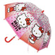 Vue latérale du parapluie Hello Kitty manuel de 53 cm de diamètre