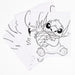 Crayons de couleur et stylos assortis au thème Disney Stitch dans le coffret