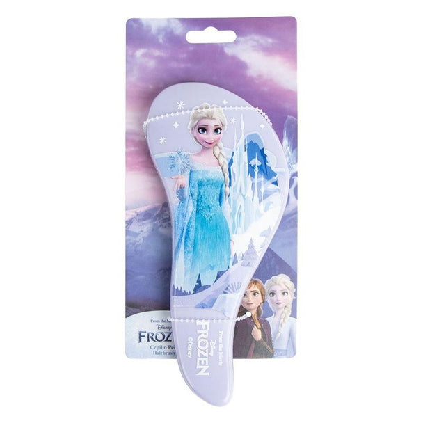 Brosse à cheveux Disney Frozen CERDÁ avec design coloré des personnages de La Reine des Neiges
