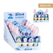Underliners Disney Stitch CERDÁ empilés montrant leur taille pratique pour rangement