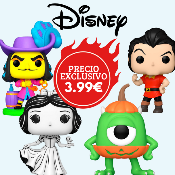 Pack Funko POP Disney avec figurines colorées et détaillées représentant des personnages emblématiques de Disney dans un style pop art unique.