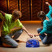 Deux toupies Beyblade X Drop Attack en pleine bataille dans l'arène officielle HASBRO