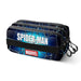 Détail de la trousse Marvel Spiderman Maximum montrant la matière Ripstop résistante et la bandoulière arrière pour trolley.